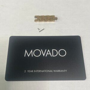 Movado Gold Tone Ladies Watch Link 4 Links
